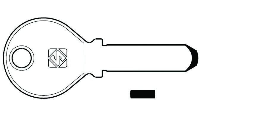 CHIAVI PUNZONATE PER CILINDRI KESO 15 SPINE KE3- - KE3 - 5 pezzi SILCA