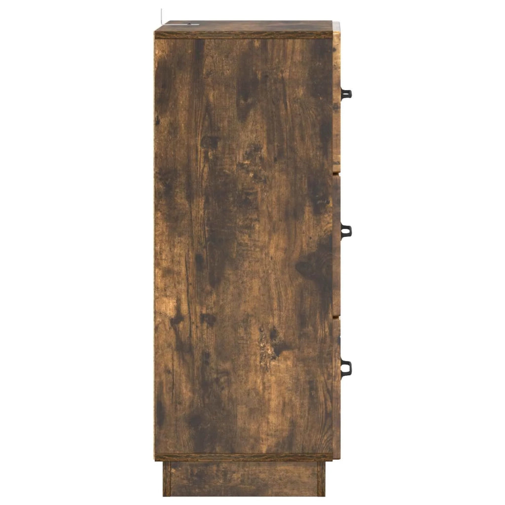 Mobile con Cassetti Rovere Fumo 33 x 34,5 x 87 cm