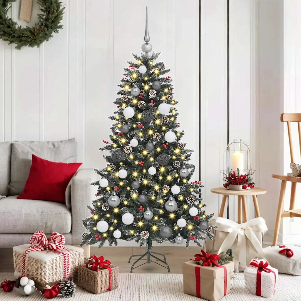 vidaXL Albero di Natale artificiale Verde PVC