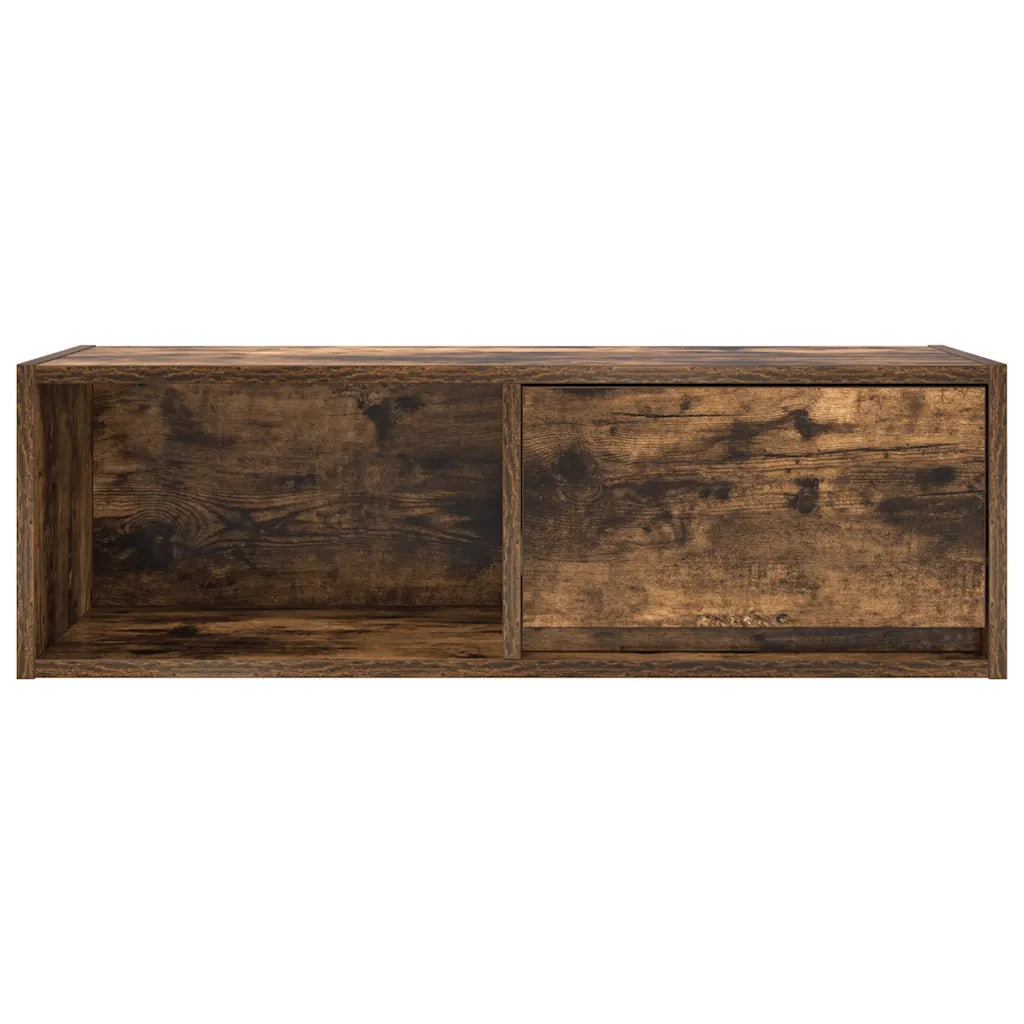 Mobili TV 2 pz Rovere Fumo 80x31x25,5 cm Legno Multistrato