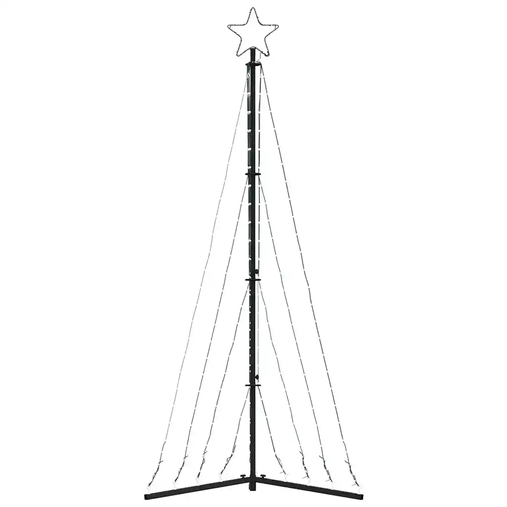 Albero di Natale a LED 339 LED Bianco Freddo 182 cm