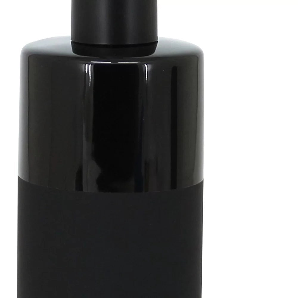 Dispenser nero in ceramica - serie Black