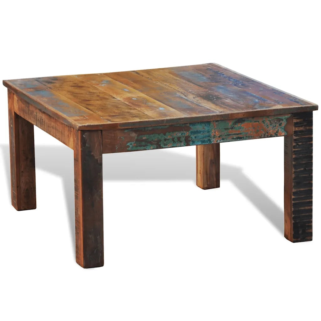 Tavolino da Salotto Quadrato in Legno di Recupero 240959
