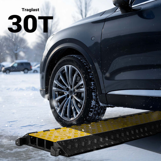 Canalina passacavi carrabile, 930x490x80mm, 3 canali, max 30 t, Pedana copricavo