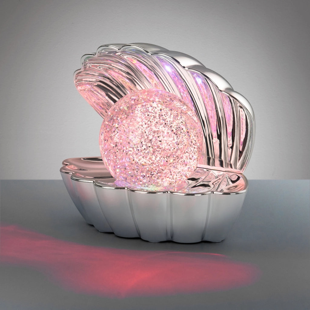 LAMPADA DA TAVOLO LED SHELLY 0,6W H15CM CROMO