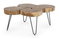 Tavolino 90x60x40h cm Orbital Log