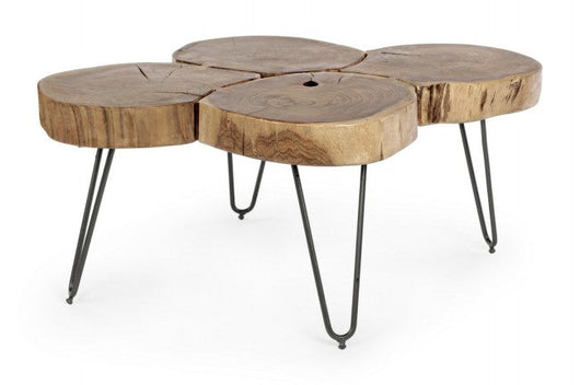 Tavolino 90x60x40h cm Orbital Log