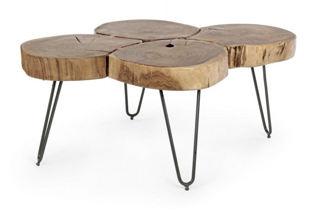 Tavolino 90x60x40h cm Orbital Log