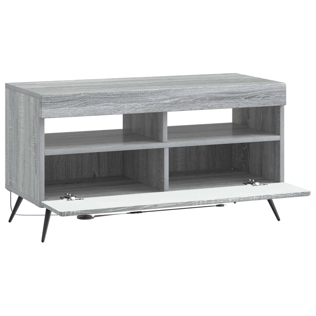 Mobile TV LED Sonoma grigio Legno ingegnerizzato 897661