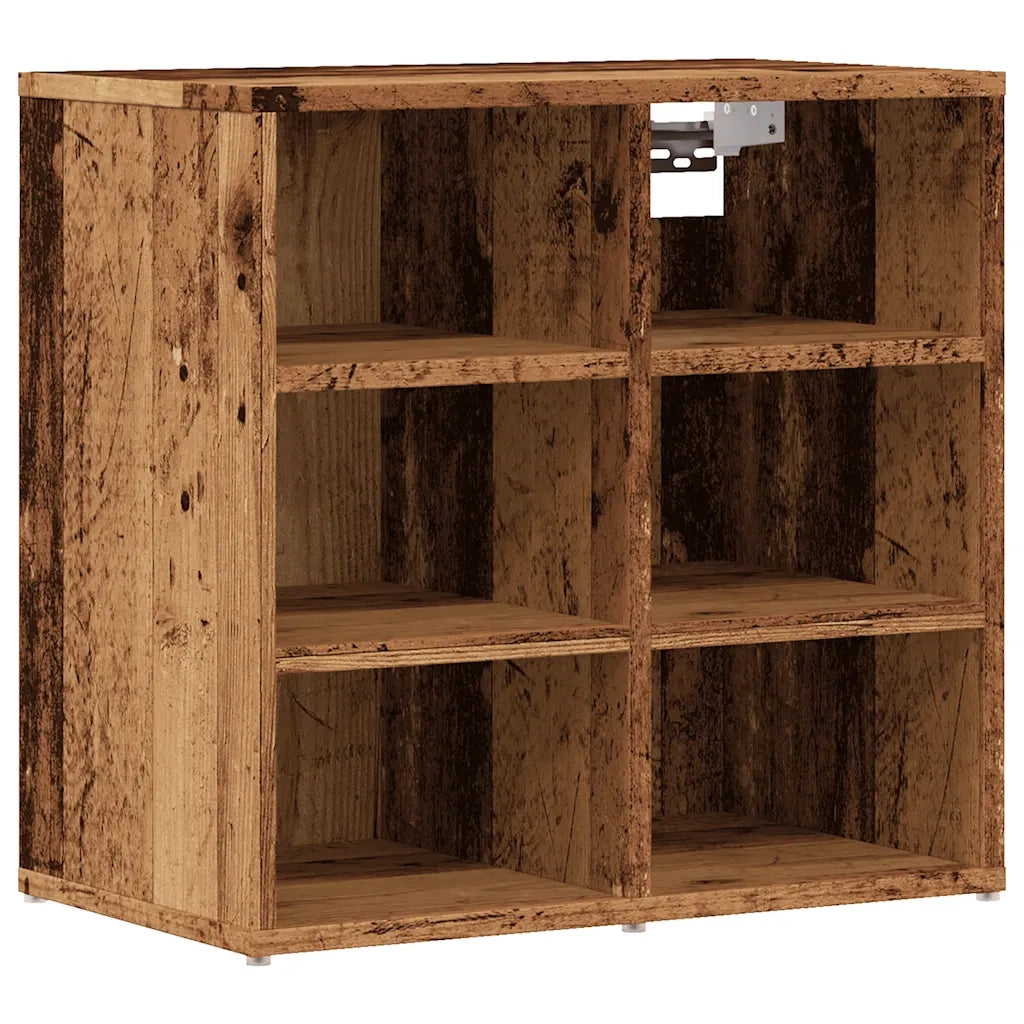 vidaXL Scarpiera Legno Antico 52x30x50 cm