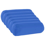 Federa 6 pcs HEERLEN Blu Reale Ø 15 x 40 cm Poliestere 923320