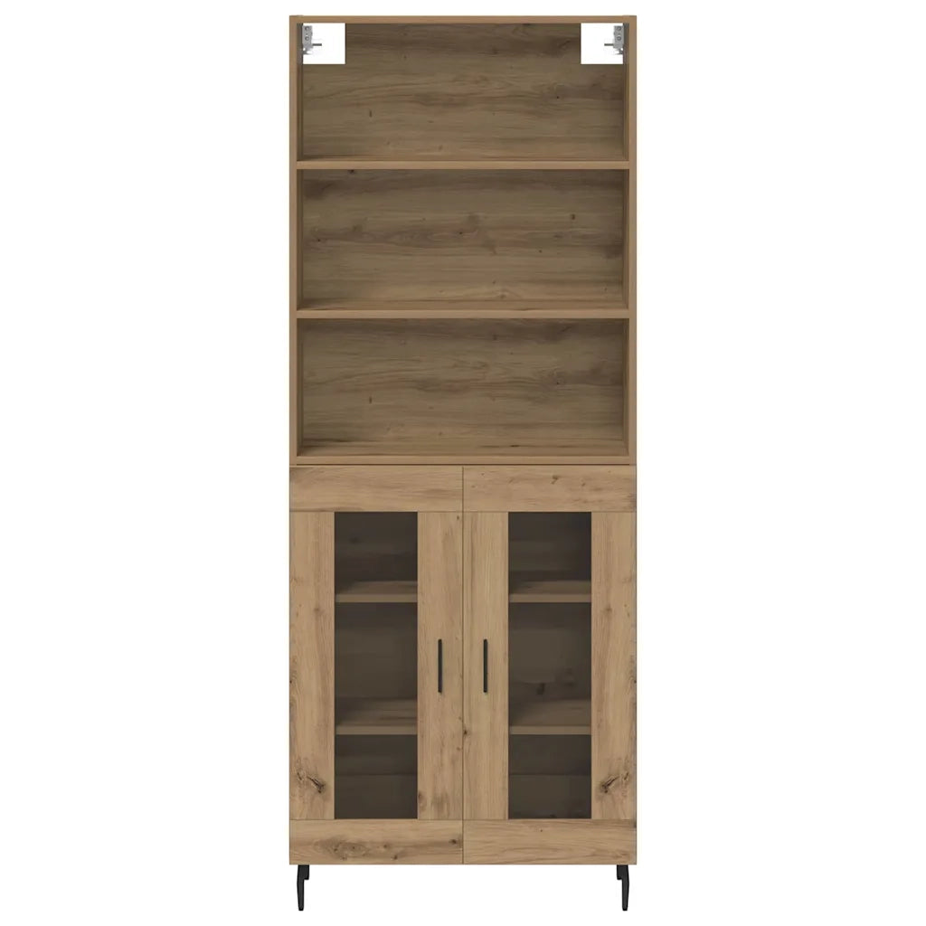 Credenza-Buffet-Armadio da cucina Rovere artigianale 69,5 x 34 x 180 cm 253267