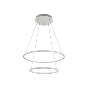 Lampada pendente Modern in Metallo Nola Bianco