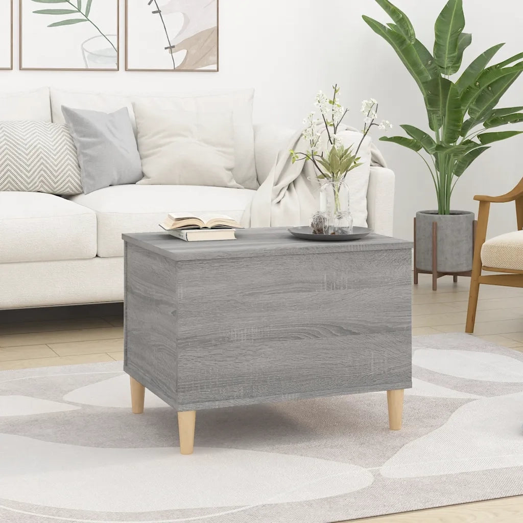 Tavolino salotto | Tavolino da caff¨¨ | Tavolino da Soggiorno Grigio Sonoma 60x44,5x45 cm Legno Multistrato