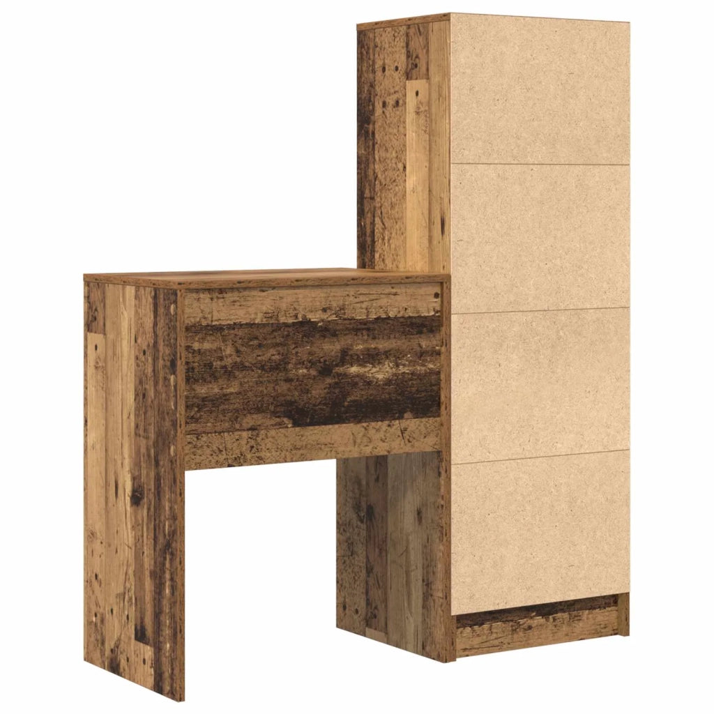 Scrivania Legno vecchio 105,5 x 34 x 127 cm 2 pz 3337303