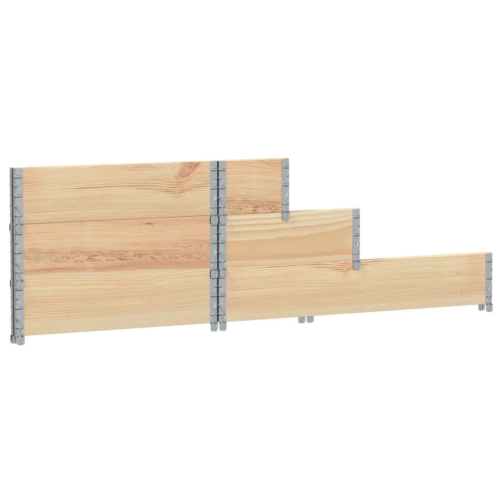 Fioriera Rialzata 3 Livelli 120x80 cm Legno Massello di Pino 4010309