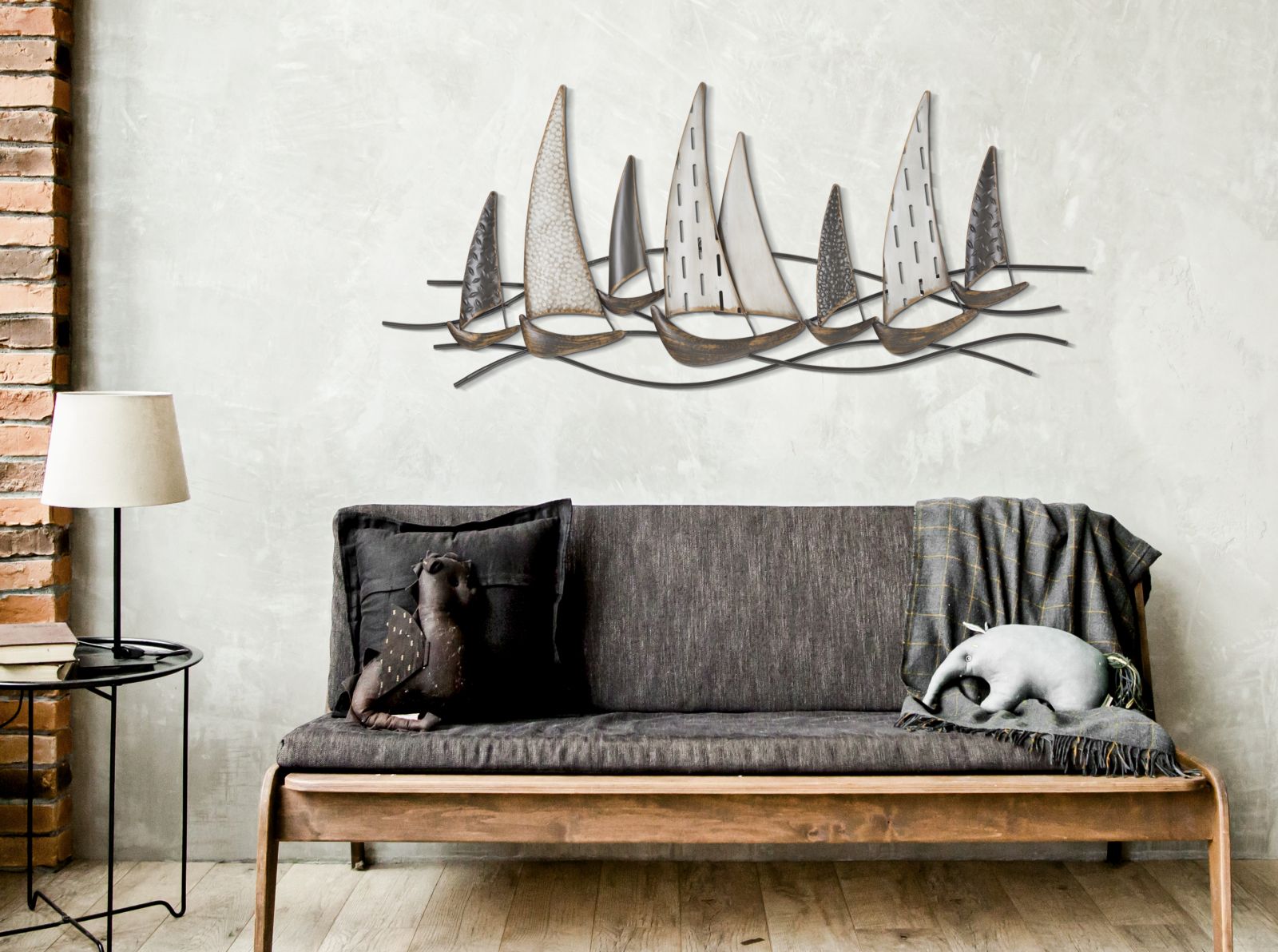 Pannello Regata New 100x3x44 cm in Ferro Multicolor