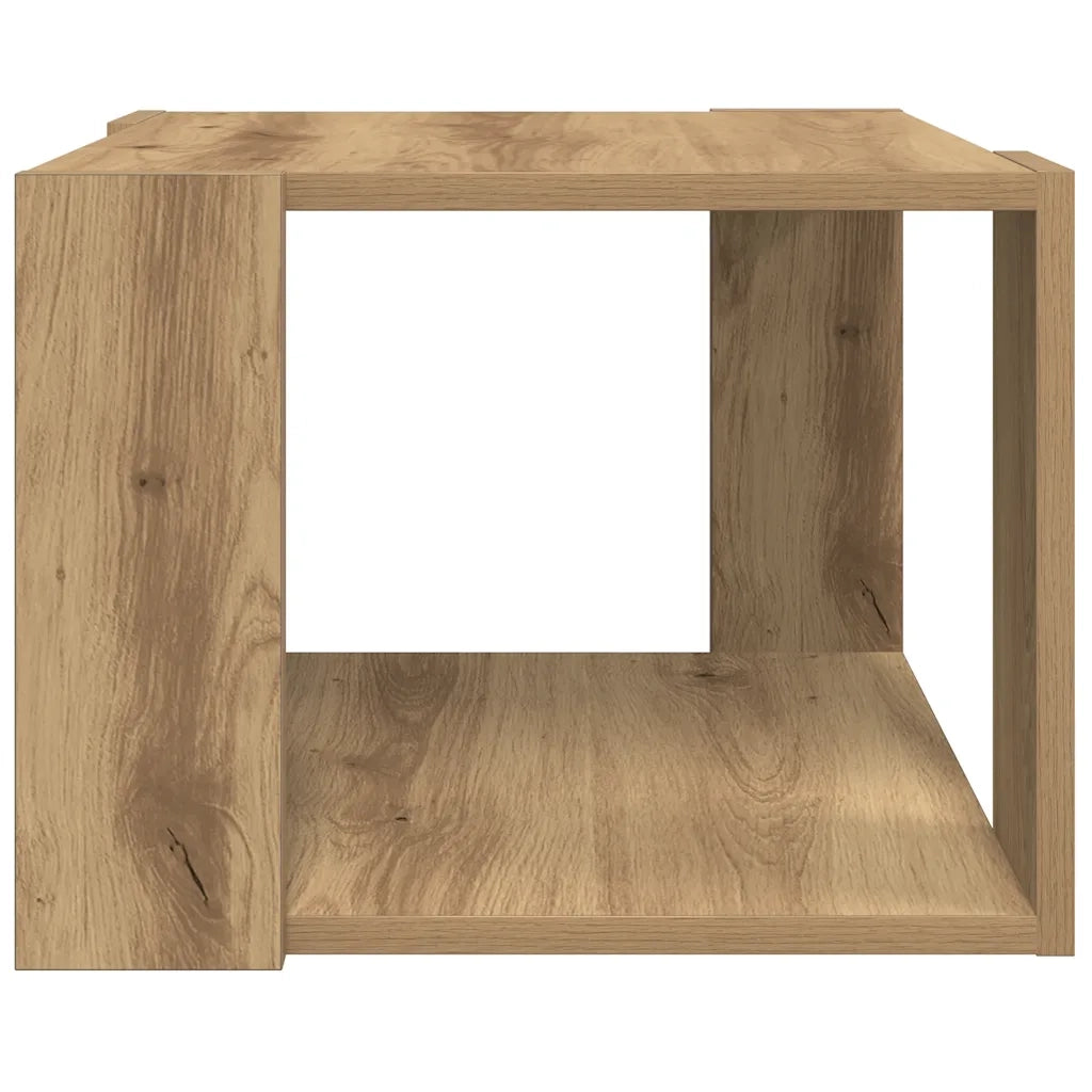 Tavolino Salotto Rovere Artigianale 40x40x30 cm in Truciolato 856495