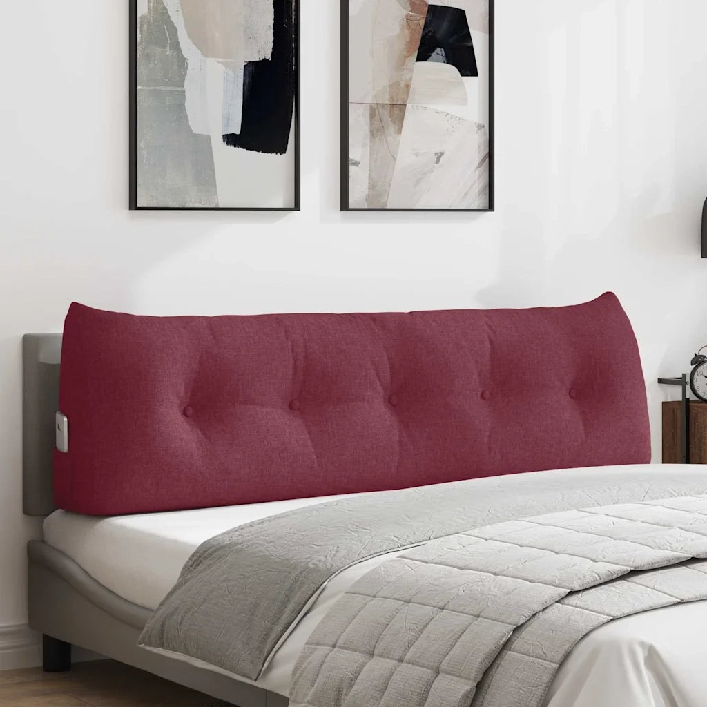 Cuscino per Schiena | Cuscino dorsale Rosso Vino 160 x 24 x 50 cm Tessuto