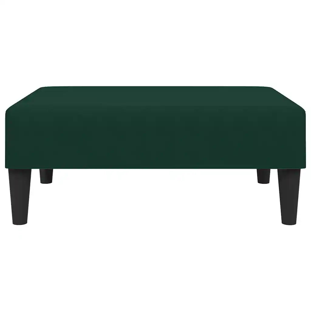 Set di Divani 2 pz Verde Scuro in Velluto