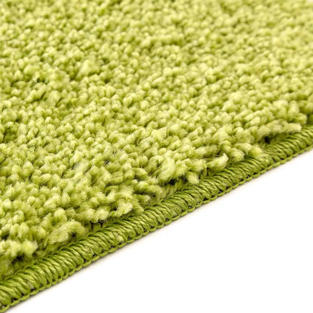 Tappeto Antiscivolo per Bagno con Taglio per Toilette Verde CFW8887384