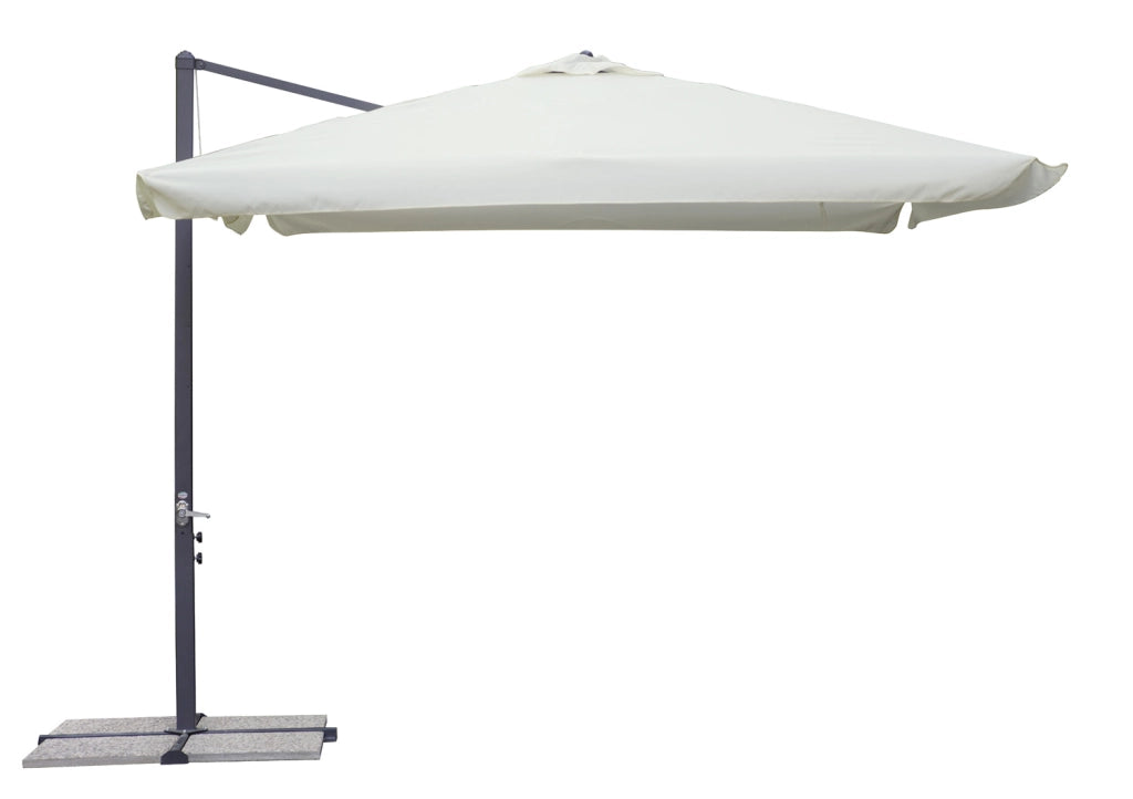Ombrellone Florida 3X3 Palo Lat. Antracite Poli Ecru' 1 Pz