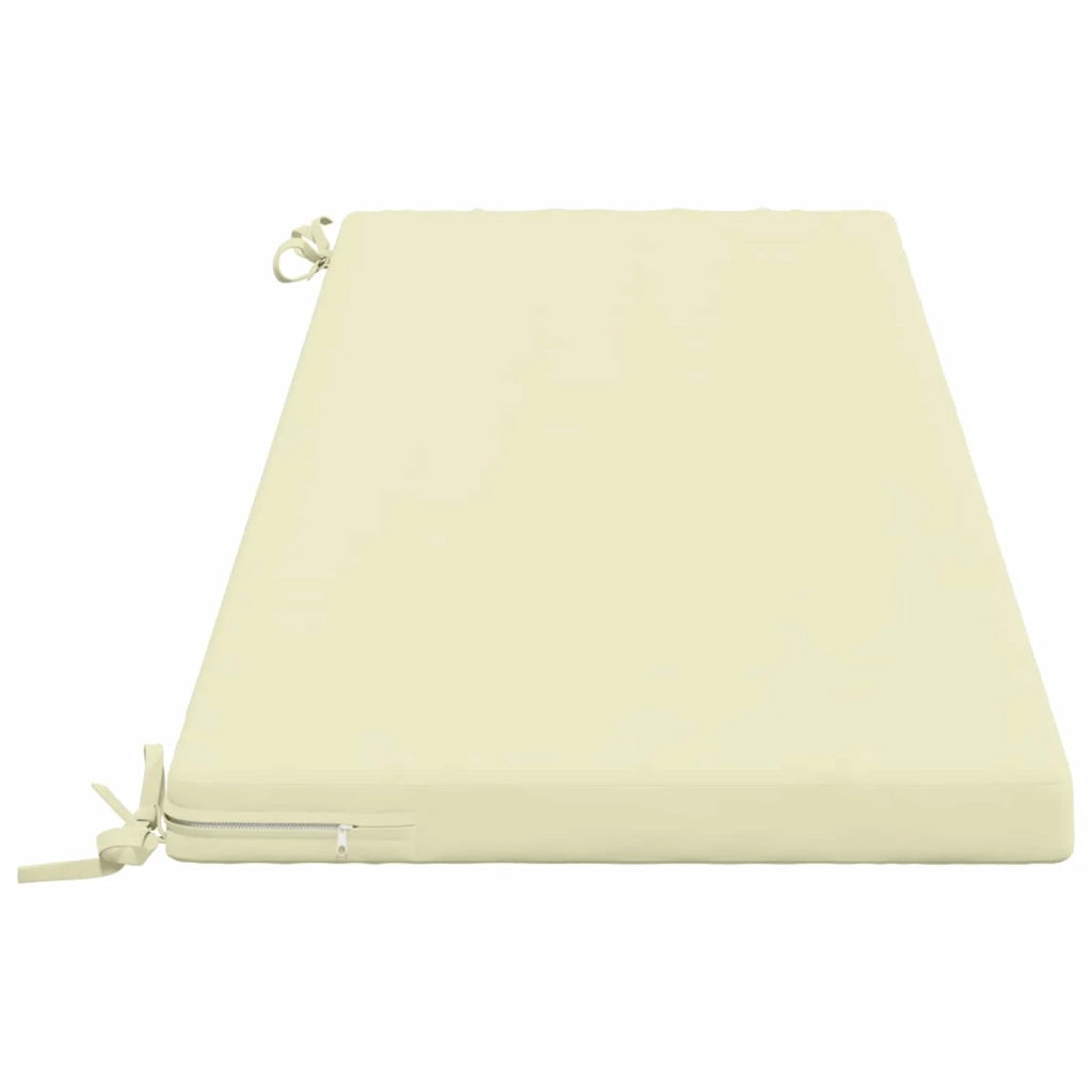 Cuscini per Panchina a 2 Pezzi SOEST 2 pz 100% Poliestere Crema 949405