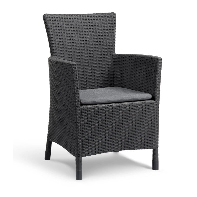 Set balcone in resina IOWA – Antracite