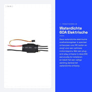 Regolatore di velocità 60A - raffreddato ad acqua - Plug and Play - RC Boot - 5V/3A UBEC - progettazione resistente allo shock - ESC
