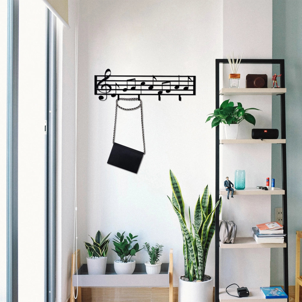 Moniso, Quadro Materiale Struttura in Metallo, 60x19h cm Nero