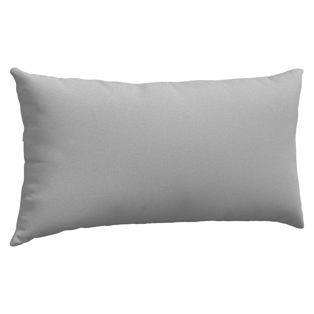 Cuscini da Divano 2 pz-Set di 2 Cuscini per Sofa Grigio Nuvola 80 x 40 cm Tessuto