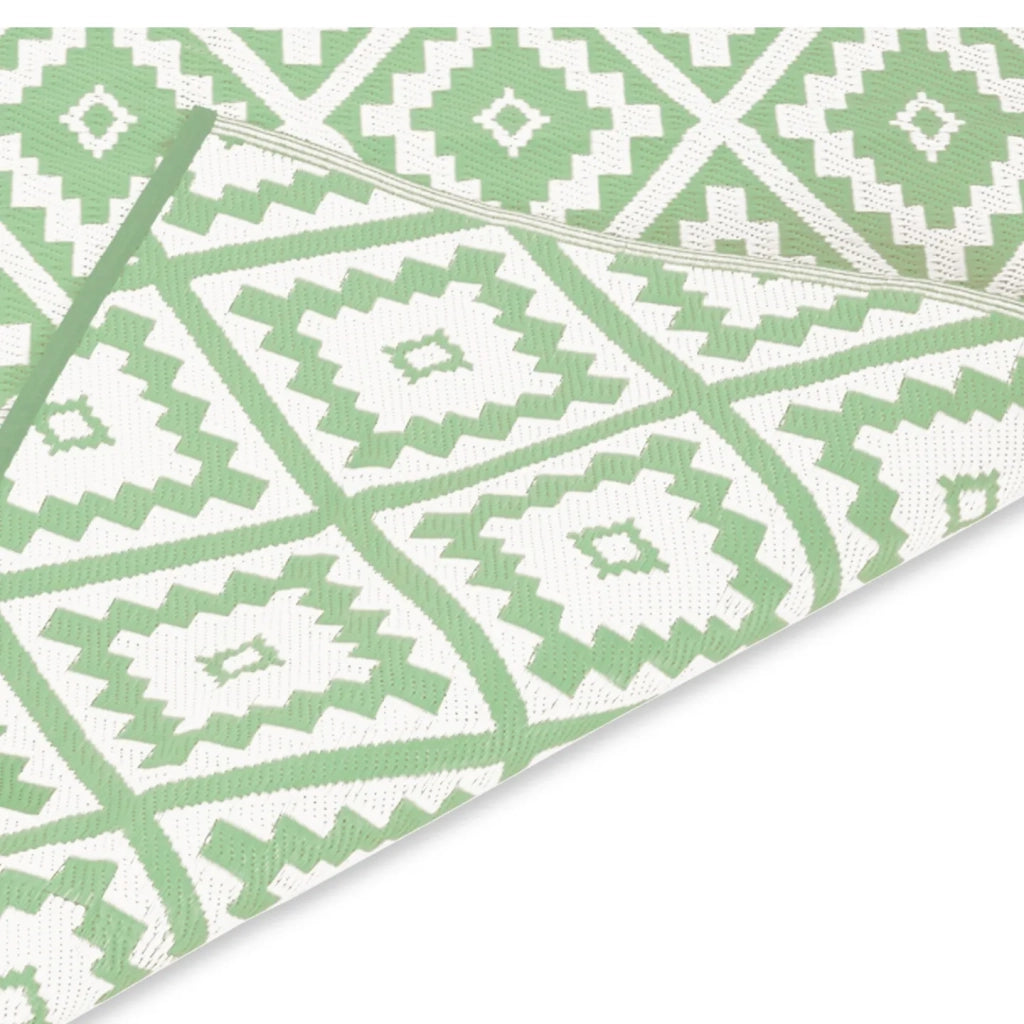 IDMarket - Tappeto per esterni BAHAMAS verde salvia 270 x 370 CM