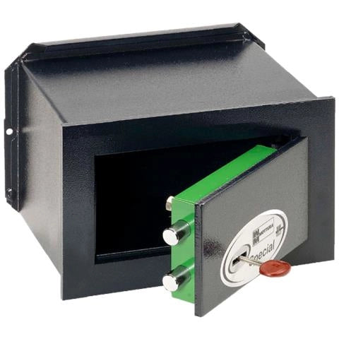Mottura cassaforte a murare special chiusura con chiave, dimensioni esterne cornice l 265 mm - h 170 mm - p 200 mm - 116312