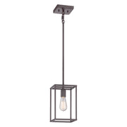 Lampada a sospensione Quoizel New Harbor bronzo Ø16,5