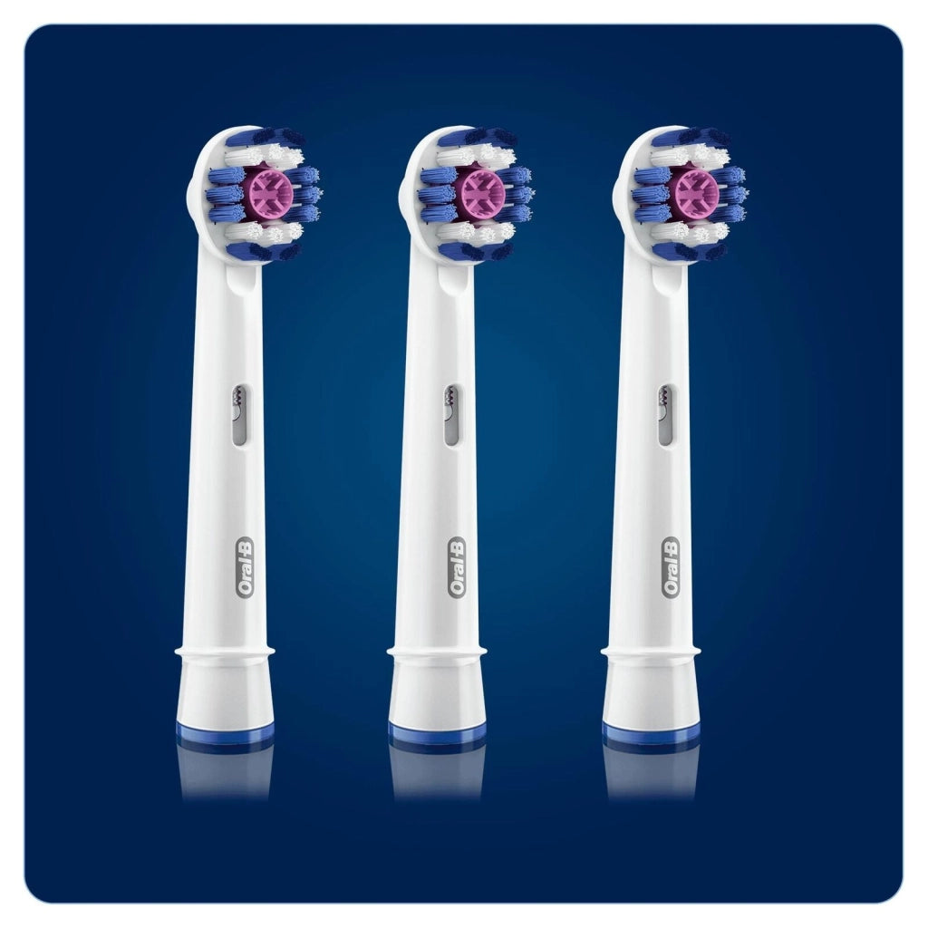 Braun Refill Eb18-3 Probright 3 Testine Ricambio Spazzolino Elettrico