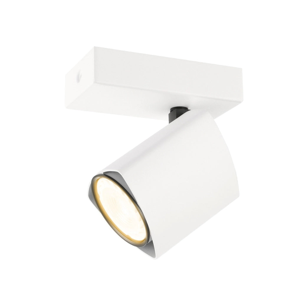 Spot soffitto moderno bianco/nero orientabile GU10 35W Merusa