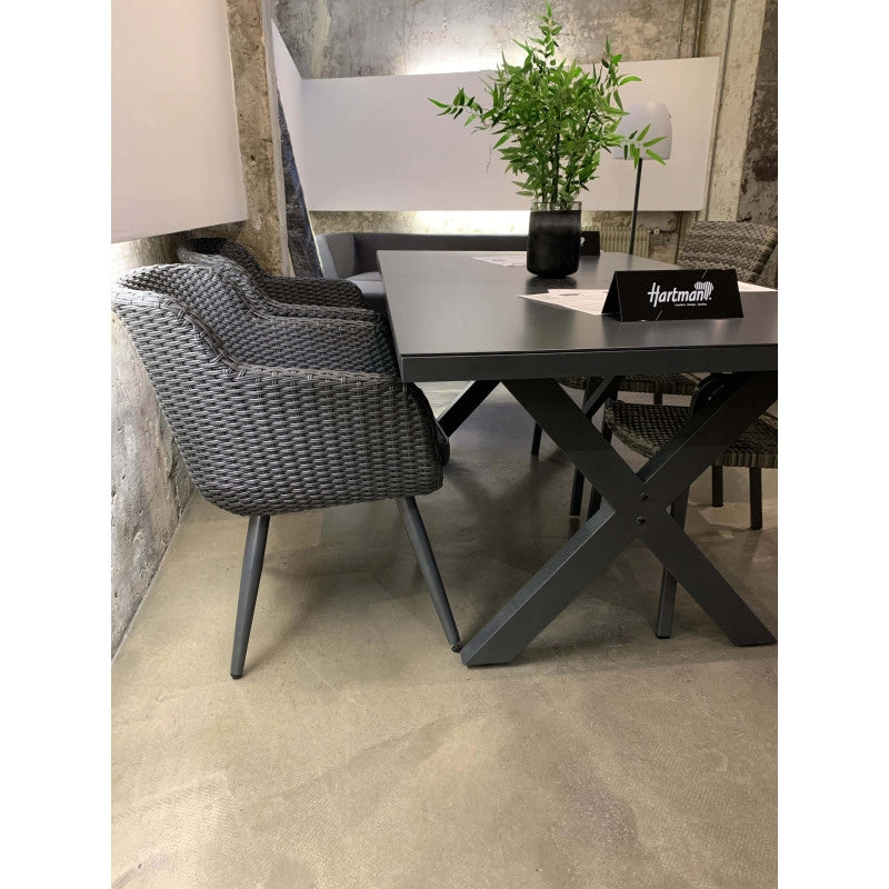 Sedia - Poltrona AMADORA Alluminio HARTMAN â€“ Resina intrecciata