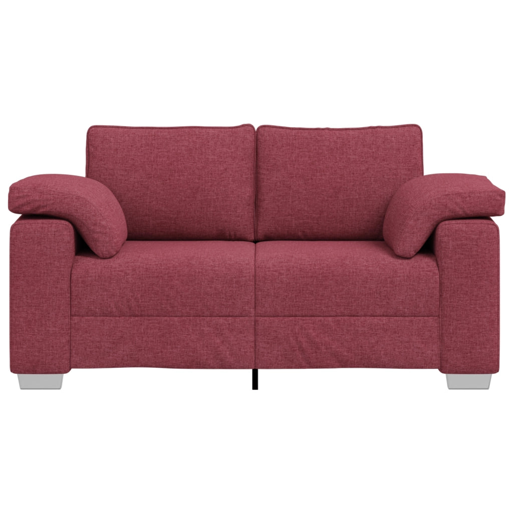 Divanetto  Rosso Vino 120 cm in Tessuto