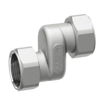 RACCORDO ECCENTRICO CROMATO CON CALOTTE MOBILI- 3/4- FAR- pezzi 1