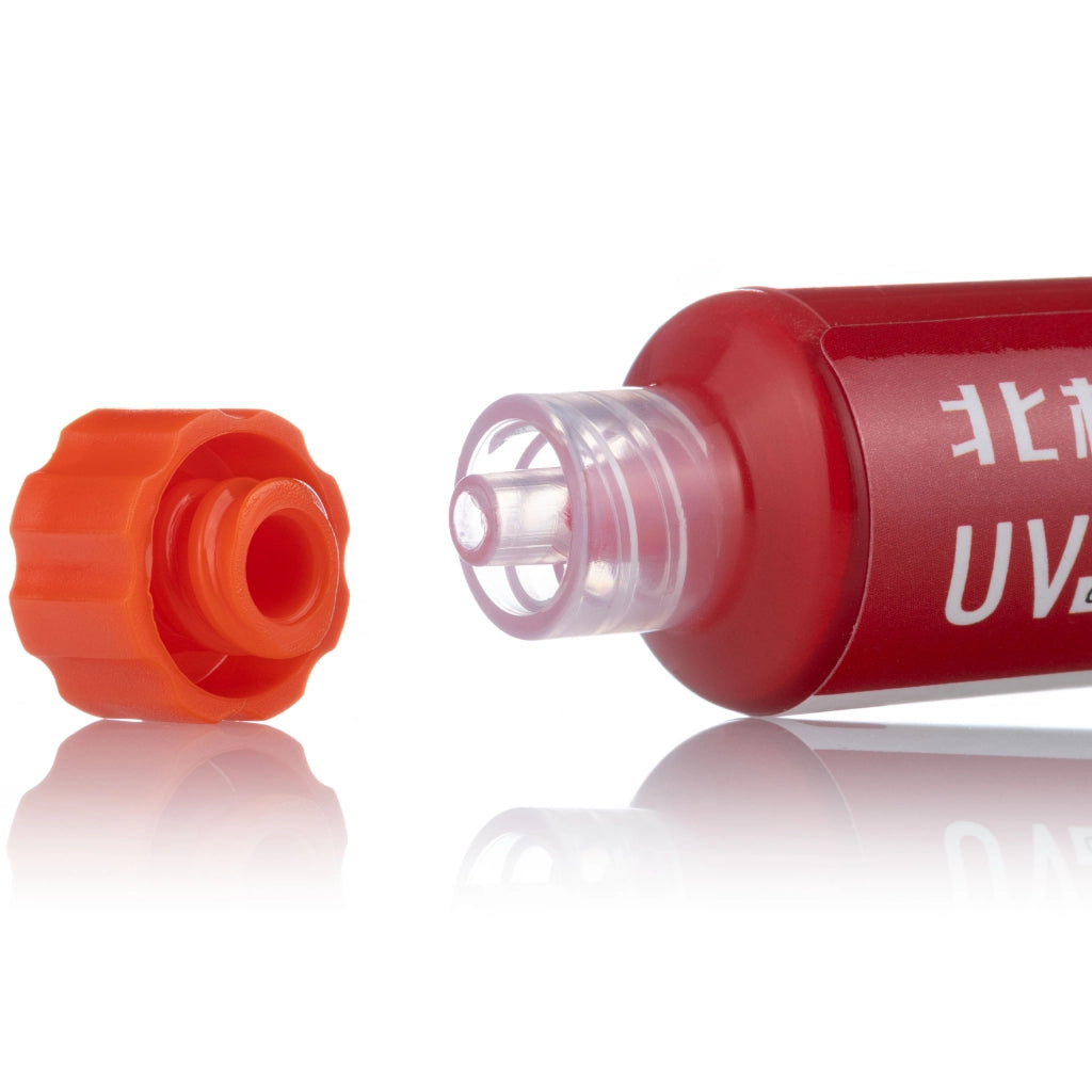 Soldermask Rossa 10ml con Pistone – Protezione PCB, Isolante, Rapida Polimerizzazione UV | Versatile e Duratura