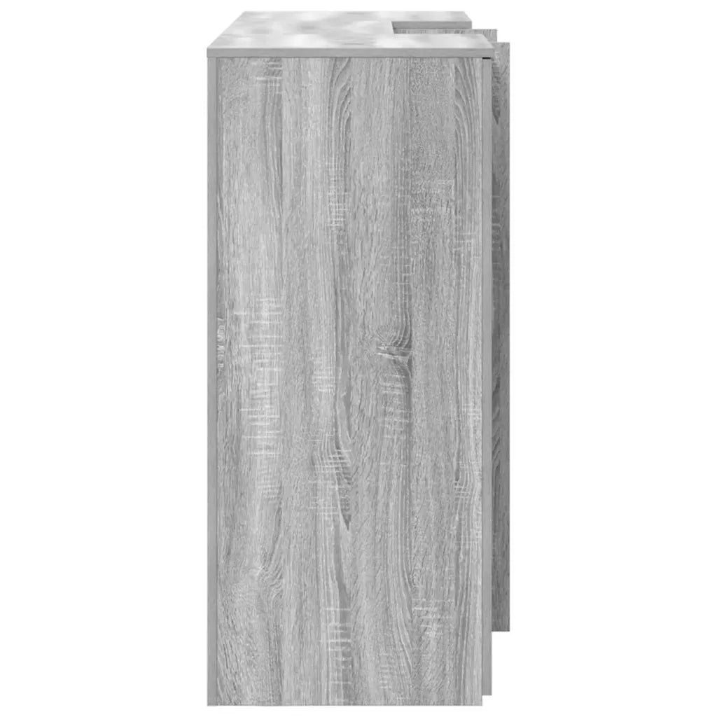 Banco Reception Grigio Sonoma 155x50x103,5 cm Legno Multistrato 3324201