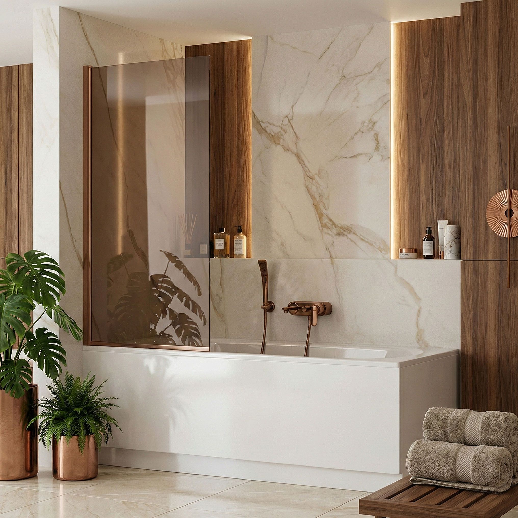 Schermo Rea Elegant Brush Copper 70