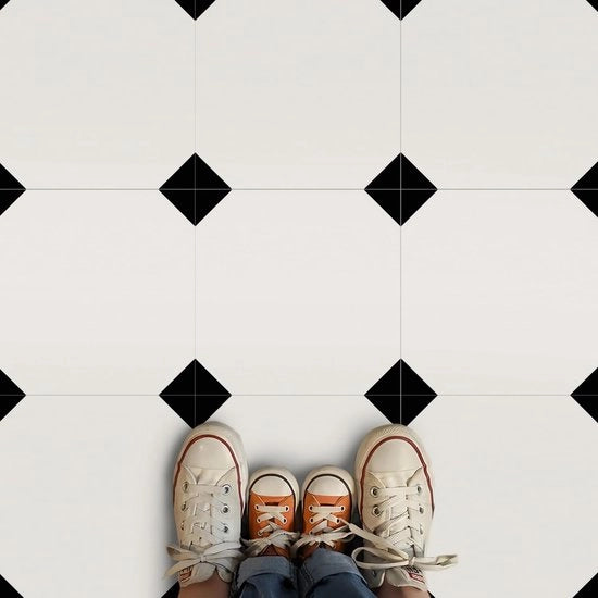 Pavimenti in vinile acqua-resistenti - Autoadesivi e antiscivolo - 30x30 cm - Pacchetto da 10 pezzi - Adatti per cucina e bagno - Copertura del pavimento