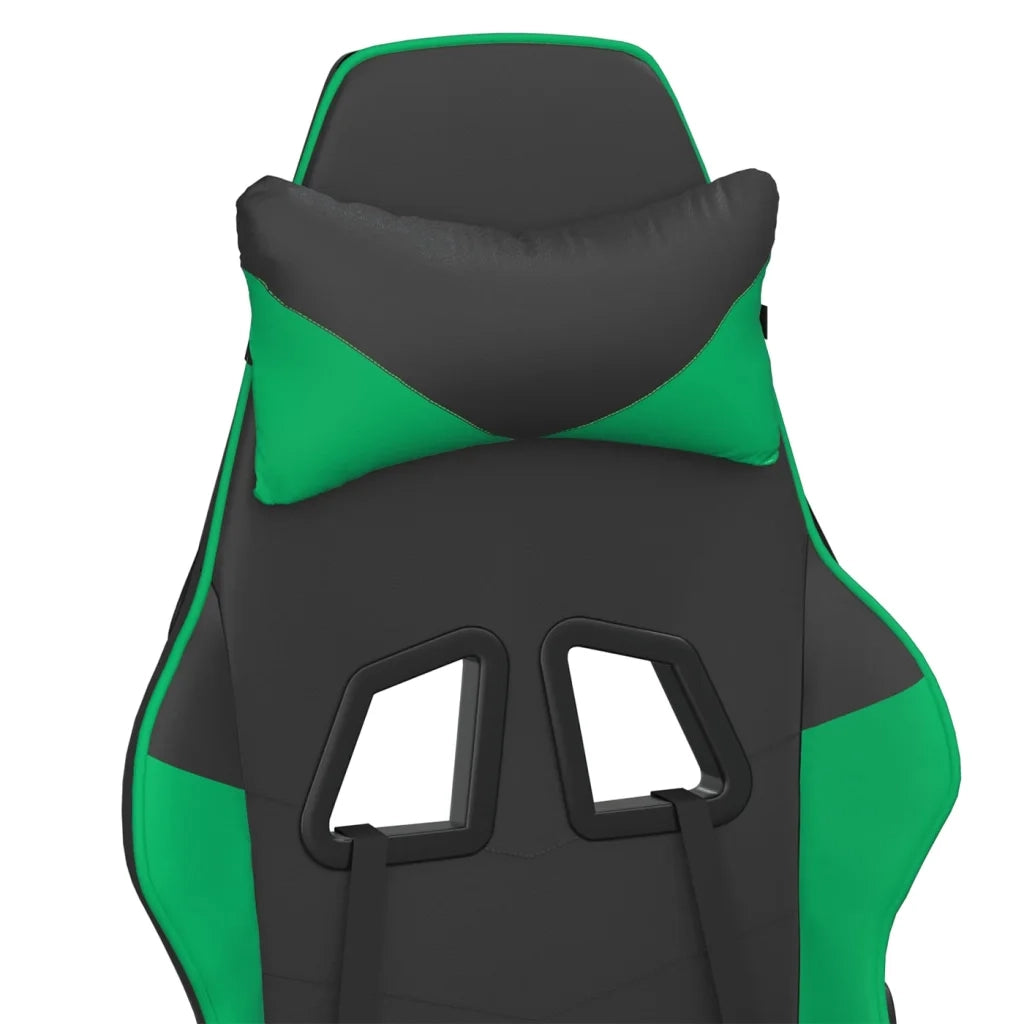 Sedia da Gaming | Sedia da e-sports Nera e Verde in Similpelle