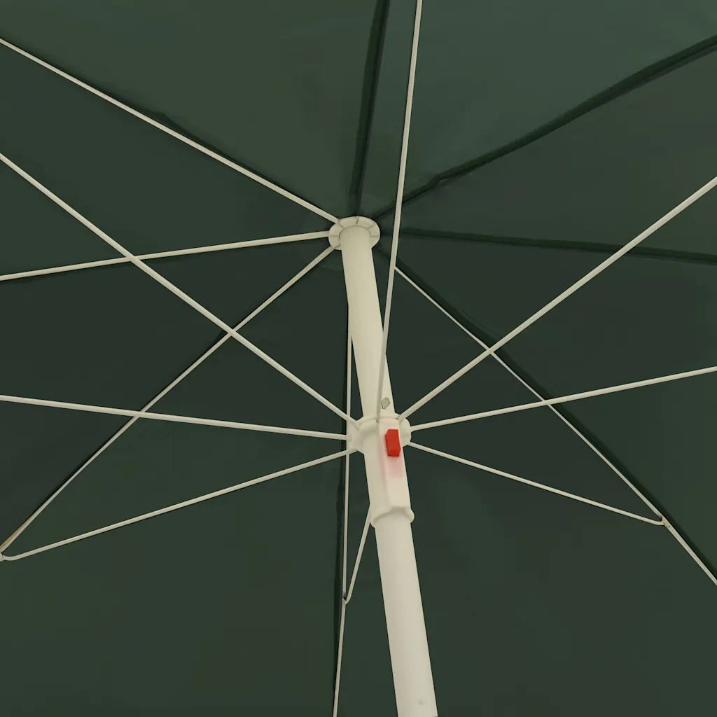 Ombrellone da Spiaggia Verde 240 cm 314705