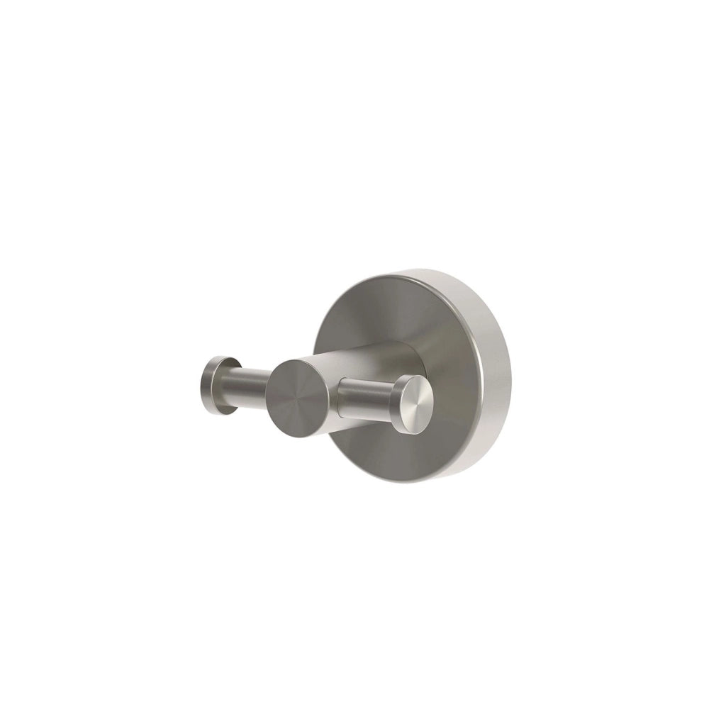 SINED Gancio Porta Salviette Doppio Inox Satinato 316L per Interni ed Esterni Resistente alla Corrosione - Modello LEVANTE