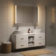 Set di mobili per il bagno 4 pcs Bianco 3406903