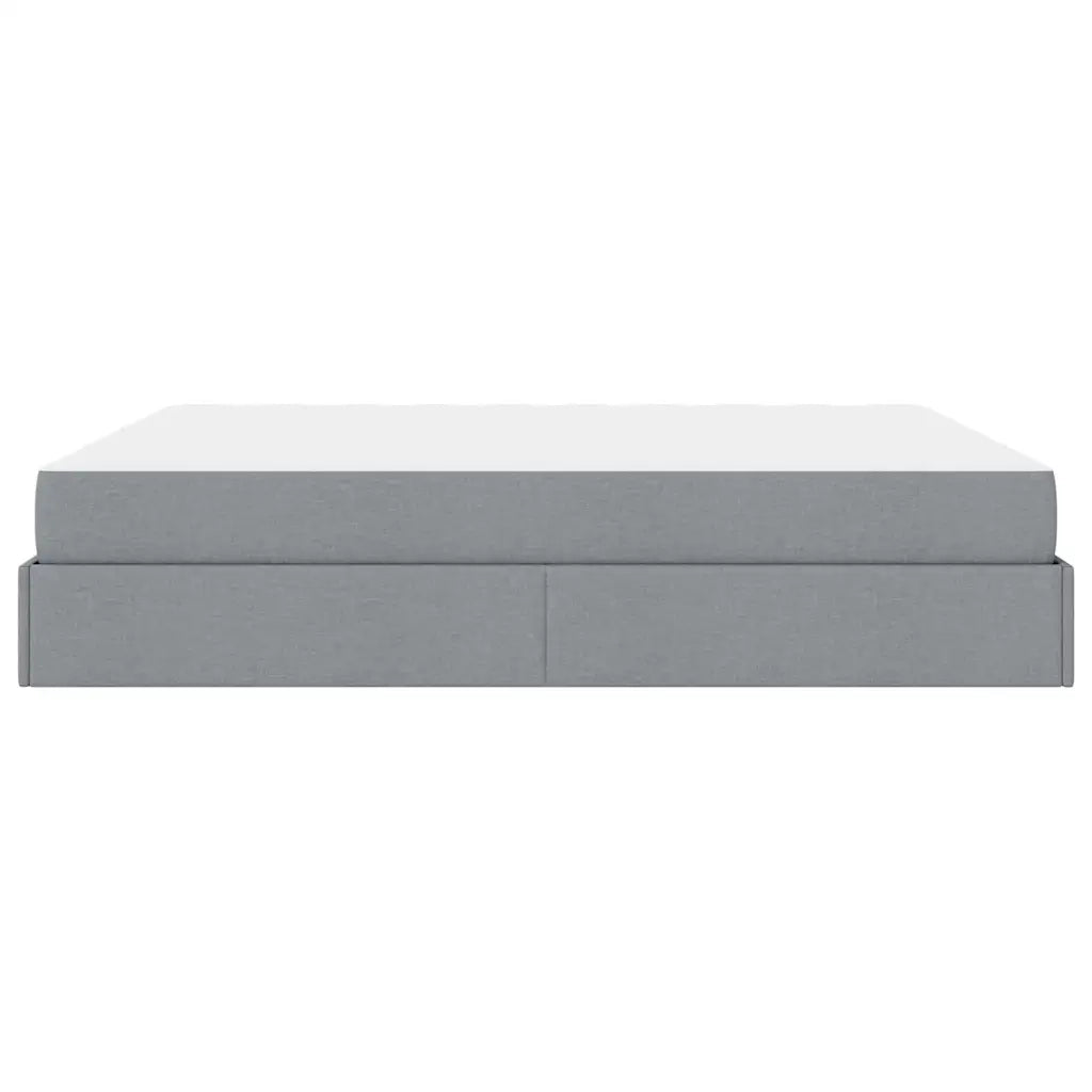 vidaXL Struttura del letto Grigio chiaro 180 x 200 cm Tessuto