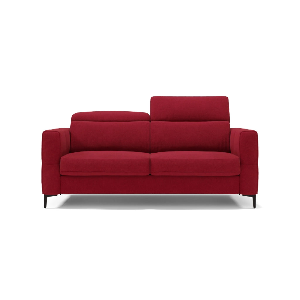 Gardenia Divano letto materasso alto 18 cm con poggiatesta reclinabili e rivestimento impermeabile T02 218 cm (mat. 160x197) rosso
