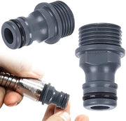 Set di connettori, adattatori, valvole, 1/2 pollice, G1/2 fuoriuscita, per rubinetti, adattatore, plastica ABS - Pacchetto da 2 pezzi